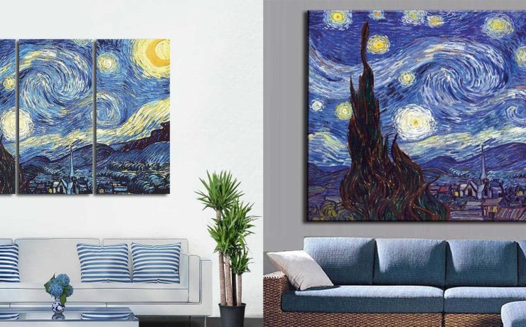 Decorating with Starry Night Canvas Prints: Tips for Every Room