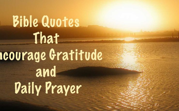 Bible Quotes That Encourage Gratitude and Daily Prayer