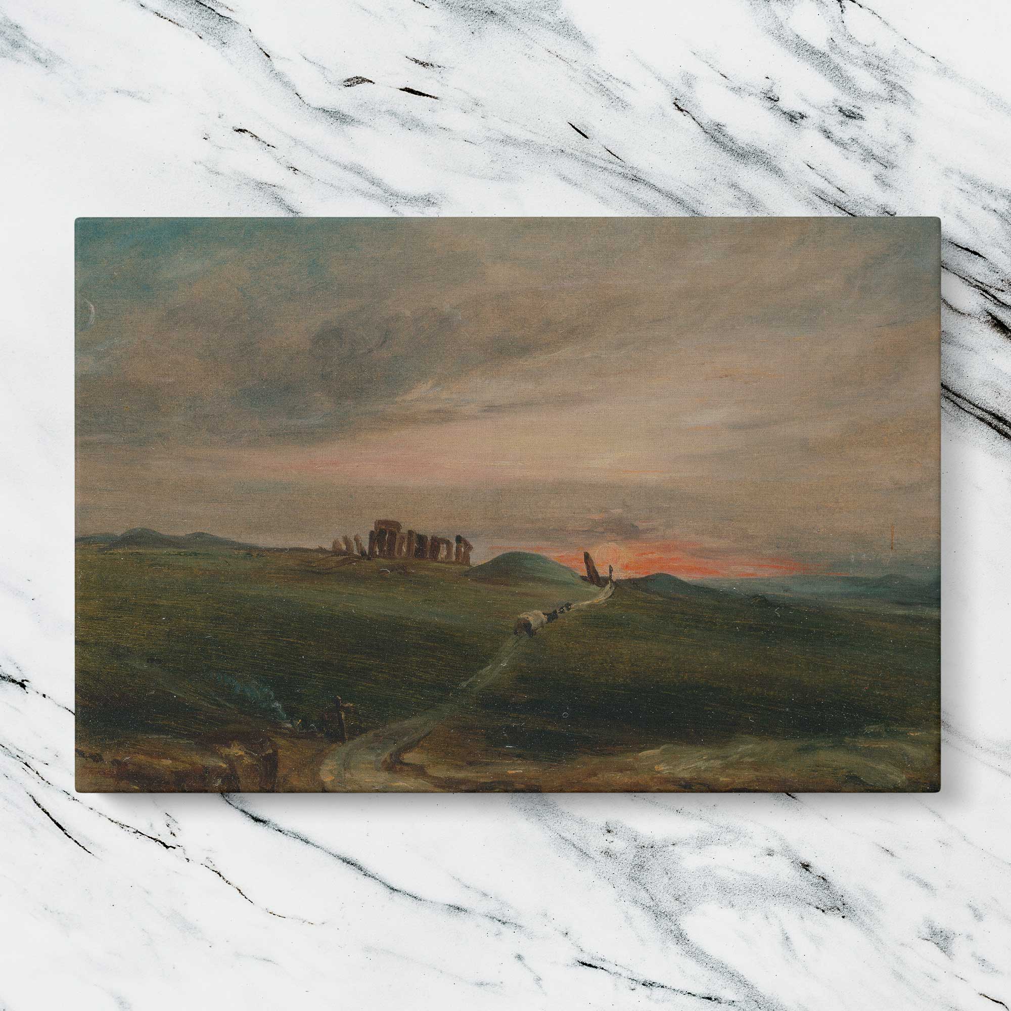 Stonehenge at Sunset canvas print