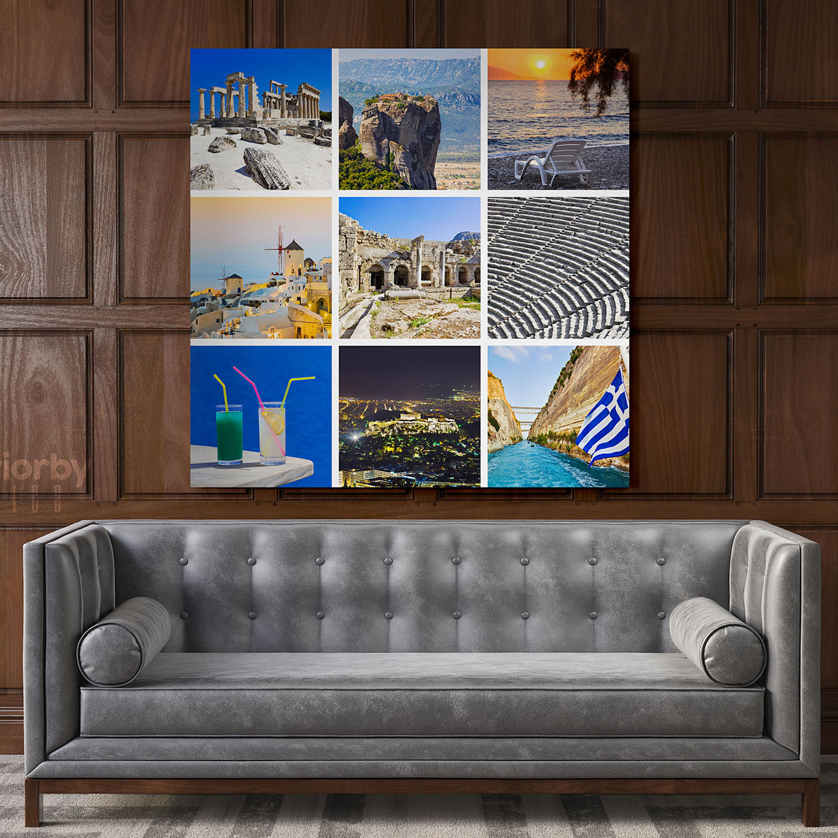 Athens Greece travel photography canvas