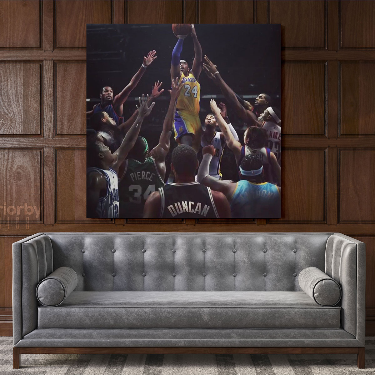 Kobe Bryant wall hanging canvas