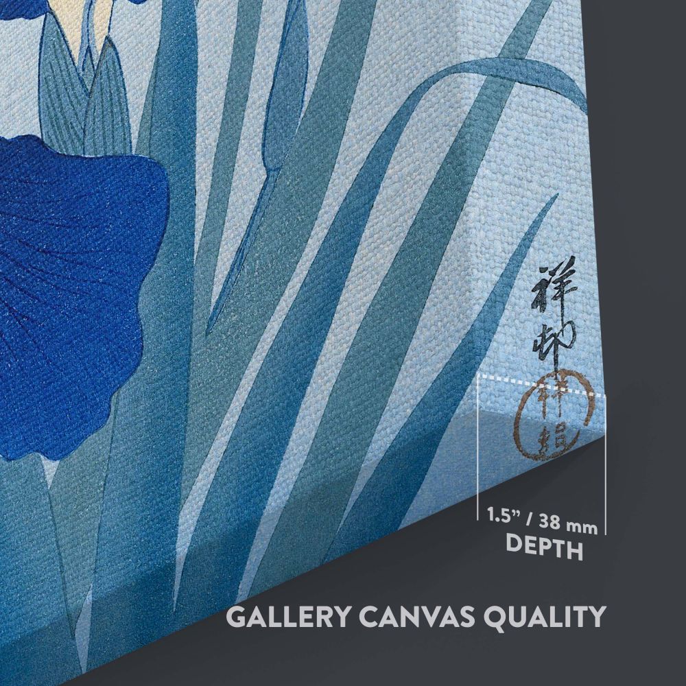 Elegant floral wall canvas featuring 