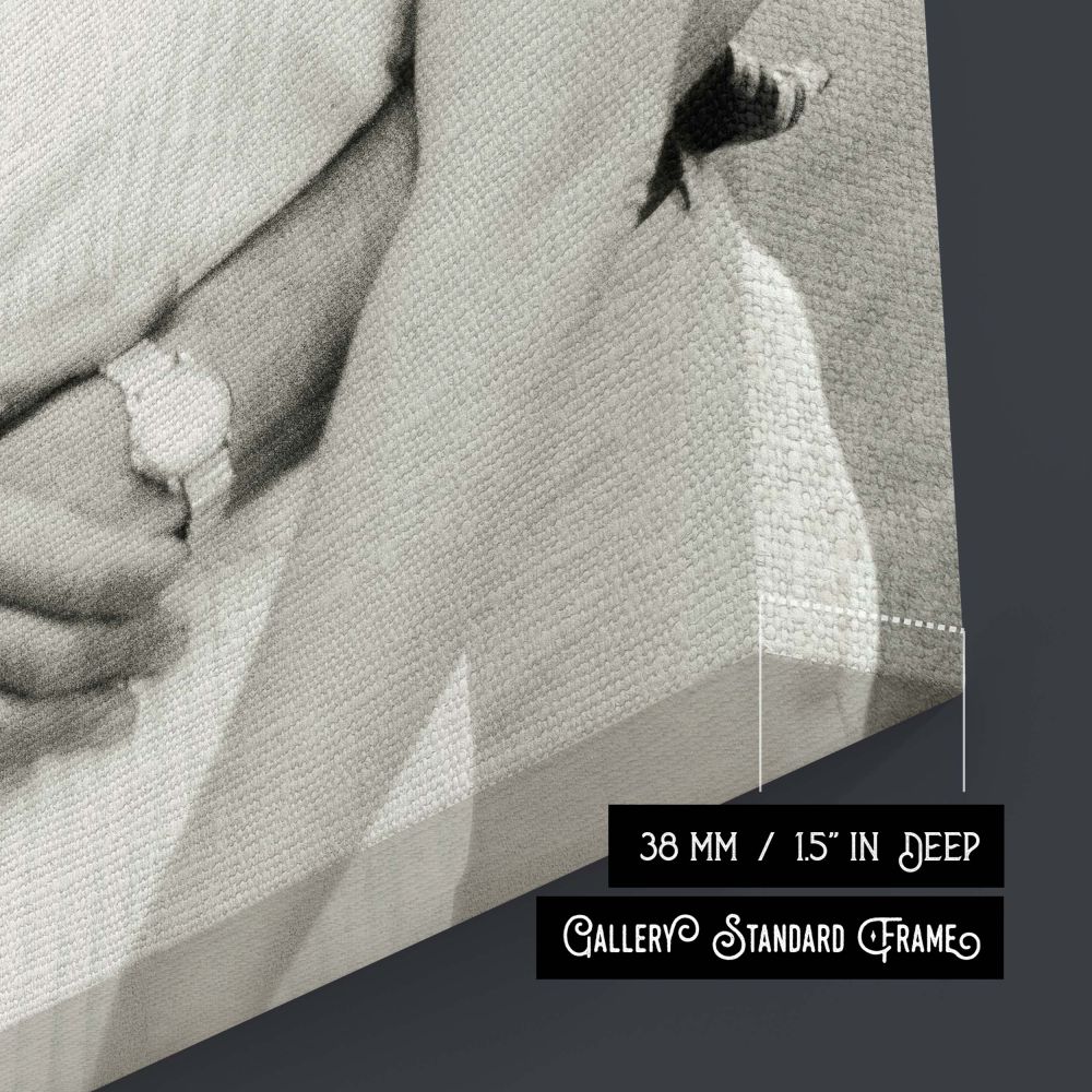 Emotional and classic photograph of Marilyn Monroe held by playwright Arthur Miller radiating old-fashioned love story charm ideal for collectors of iconic couples and nostalgic Hollywood photo art perfect for romantic interiors.