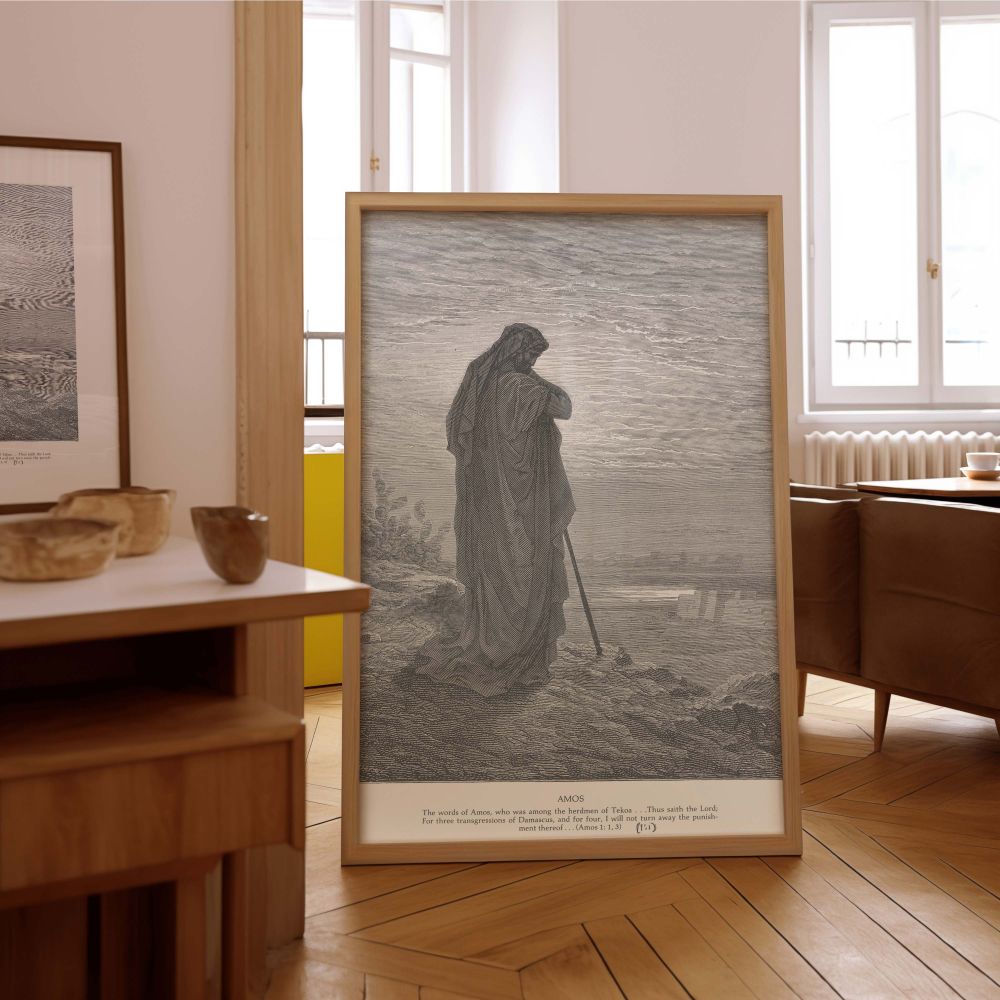 Add sacred depth to your interior with this canvas wall print of Gustave Dore's 