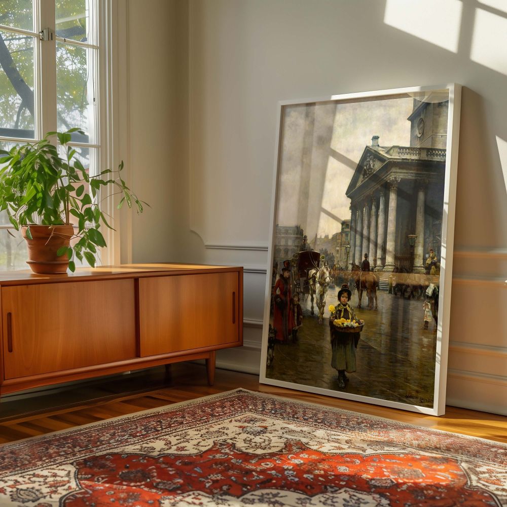 A timeless piece of wall canvas art showing 
