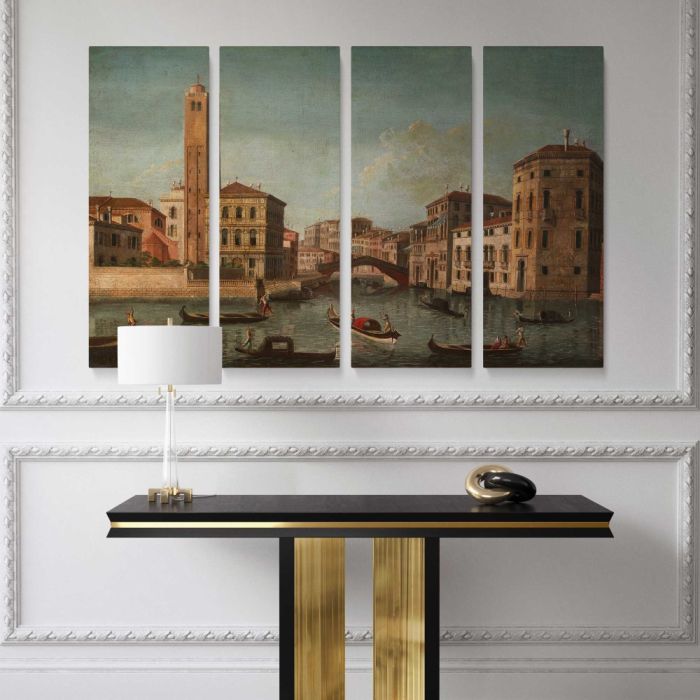 Scene on the Grand Canal Venice Smithsonian American Art Museum Bequest of Mabel Johnson Langhorne canvas wall art - Image 4