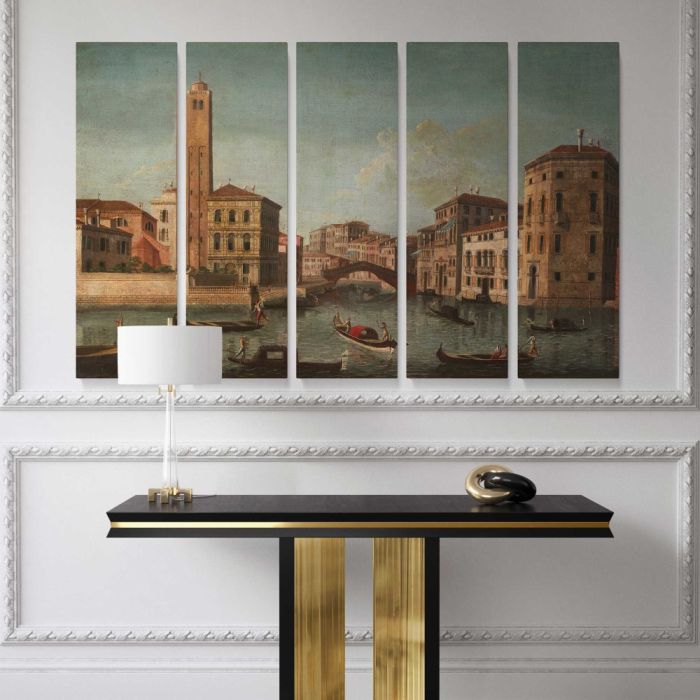 Scene on the Grand Canal Venice Smithsonian American Art Museum Bequest of Mabel Johnson Langhorne canvas wall art - Image 5
