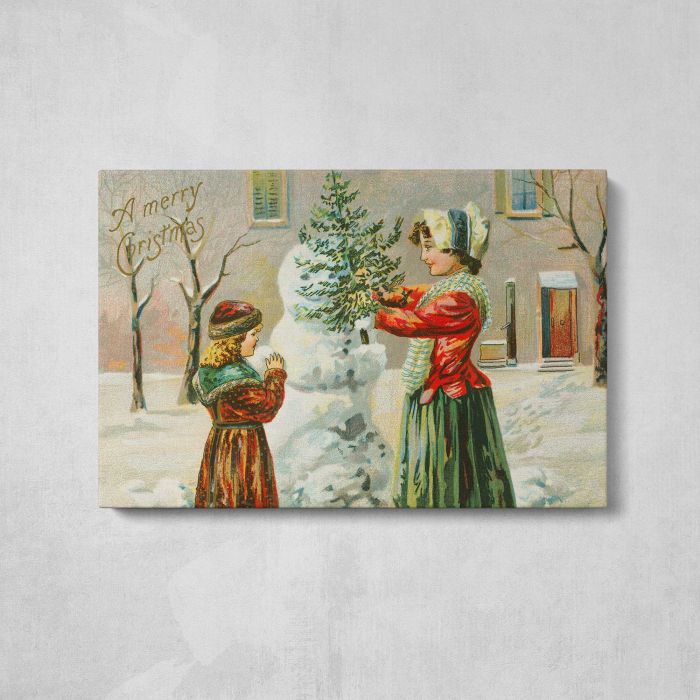 A Merry Christmas (1903) canvas print, front canvas view