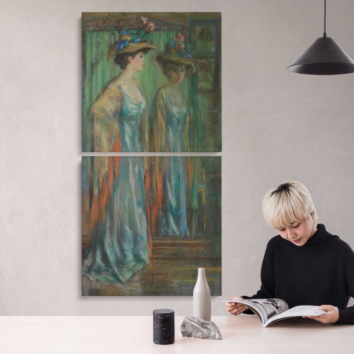 Alice Roosevelt Longworth by Alice Pike Barney canvas print, interior display view