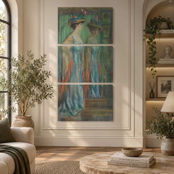 Alice Roosevelt Longworth by Alice Pike Barney canvas print, interior display view