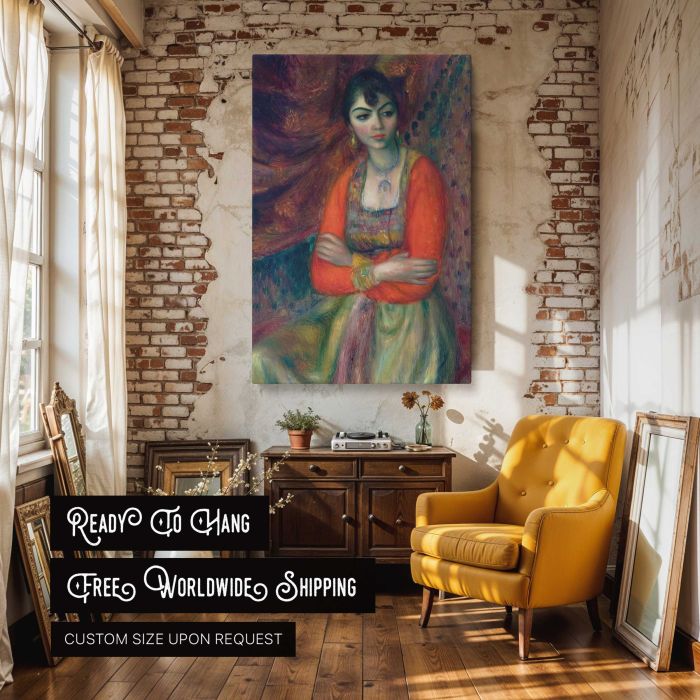 Armenian Girl by William James Glackens canvas print, interior display view