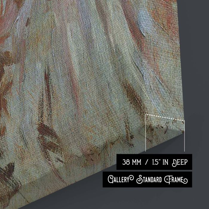 Artist's Daughter by William Merritt Chase - Rosy Pillow and Gentle Brushwork canvas wall art - Image 8