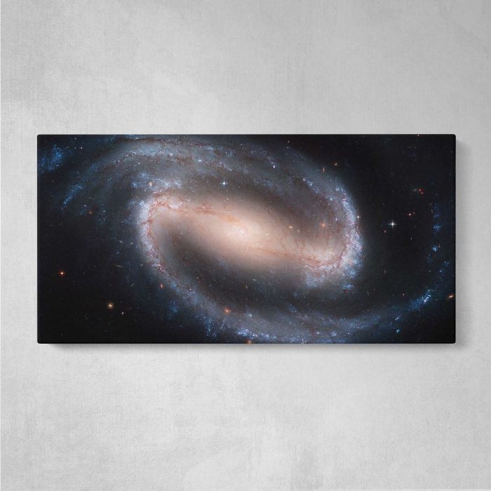 Barred Spiral Galaxy NGC 1300 canvas print, front canvas view