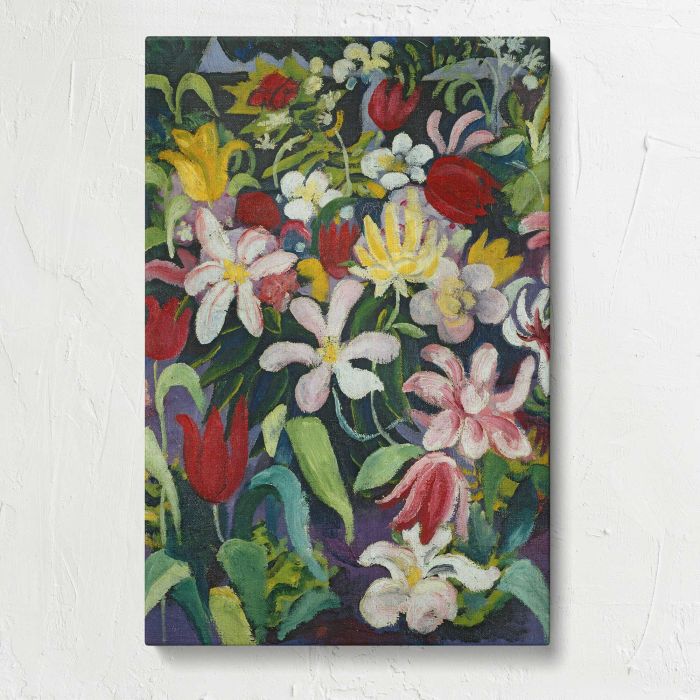 Blumenteppich (1913) by August Macke canvas print, front canvas view