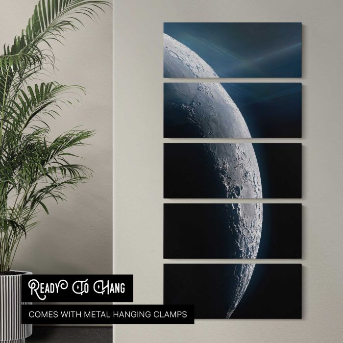 Cosmic Explorer through the Universe canvas print, interior display view
