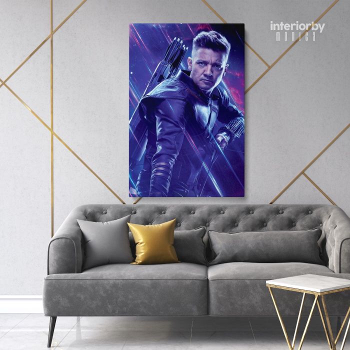 Hawkeye Avengers Poster Marvel Comics Superhero Movie Illustration Giclee Print Poster Cotton Canvas - Image 6