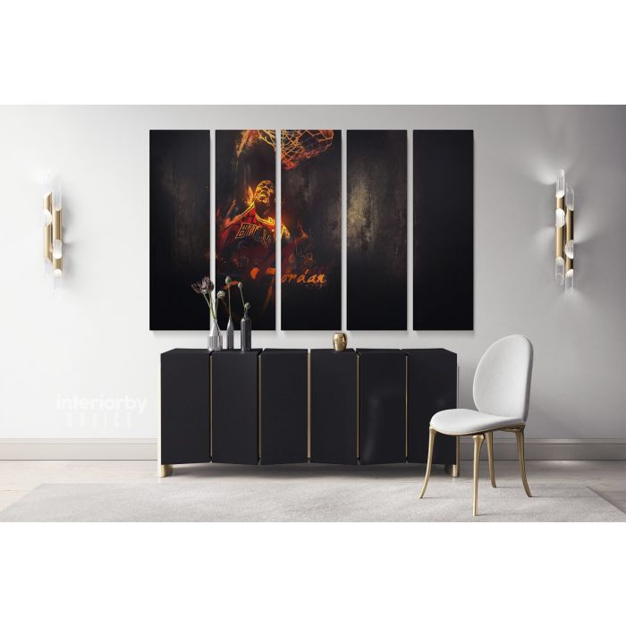 Michael Jordan Basketball Player Canvas Wall Art - Image 5