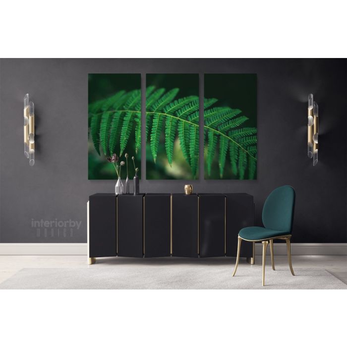 Canvas for, Tropical Leaves, , Green Leaves, Wall Art, Tropical Canvas Wall Art - Image 3