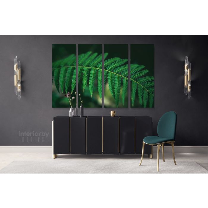 Canvas for, Tropical Leaves, , Green Leaves, Wall Art, Tropical Canvas Wall Art - Image 4
