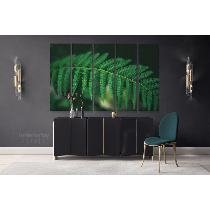 Canvas for, Tropical Leaves, , Green Leaves, Wall Art, Tropical Canvas Wall Art - Image 5
