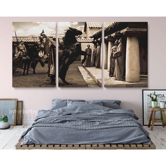 Panoramic Canvas Spartacus Movie Wall Art Framed Print Poster Kids Gaming Zone - Image 3