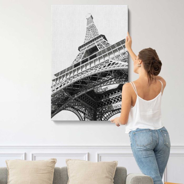 Eiffel tower, Paris, France canvas print, interior display view