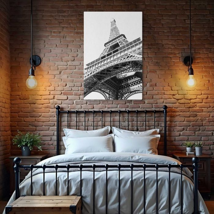 Eiffel tower, Paris, France canvas print, interior display view