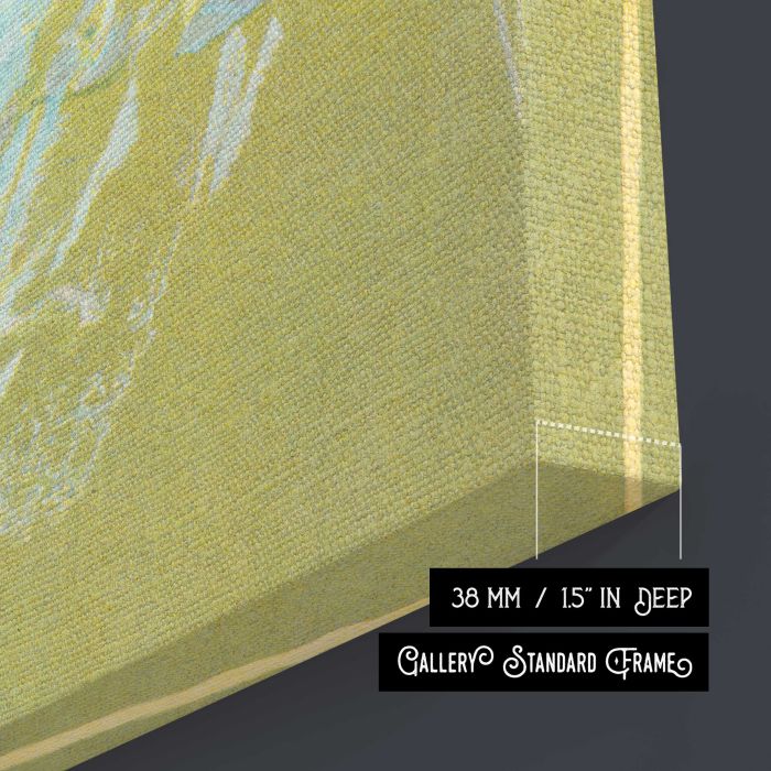 In daisy time (1907) by Gray Lith. Co canvas print, canvas surface and edge detail