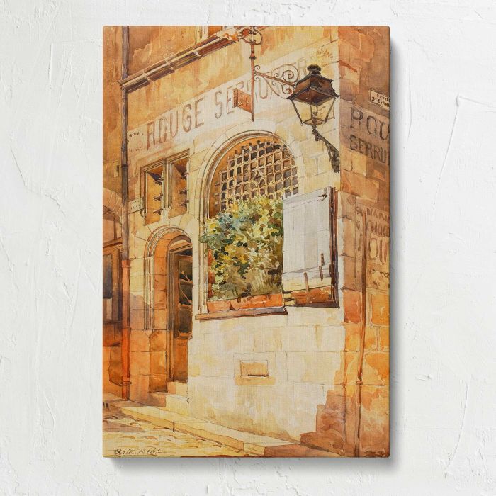 Locksmith's Shop by Sir Aston Webb canvas print, front canvas view