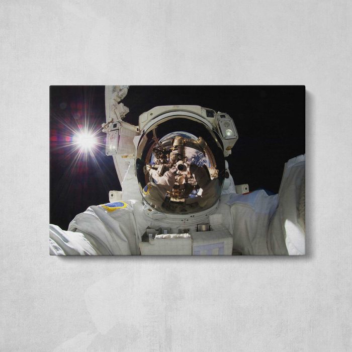 NASA Astronauts in Space canvas print, front canvas view
