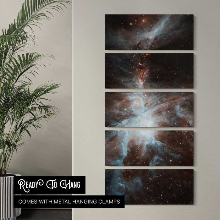 Nebula in Deep Space canvas print, interior display view