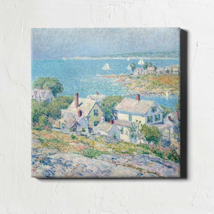 New England Headlands (1899) by Frederick Childe Hassam canvas print, front canvas view