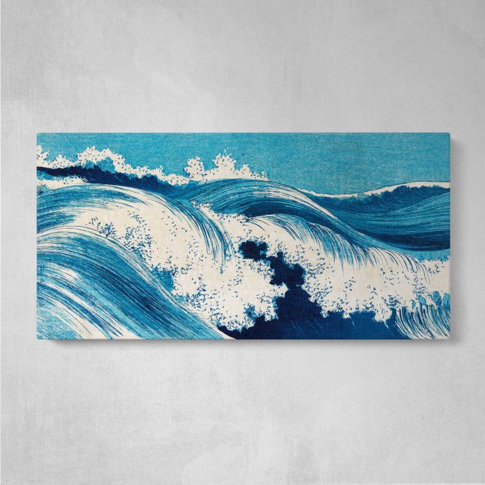 Ocean Waves by Uehara Konen canvas print, front canvas view