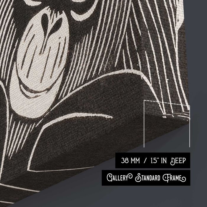 Orangutan by Samuel Jessurun de Mesquita - canvas surface and wrapped edge detail