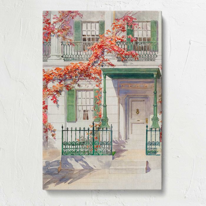 Ornamental Iron (c. 1936) by Gilbert Sackerman canvas print, front canvas view