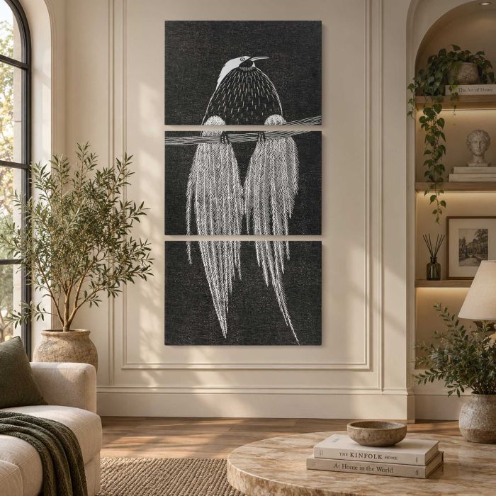 Paradijsvogel (1914) by Samuel Jessurun de Mesquita canvas print, interior display view