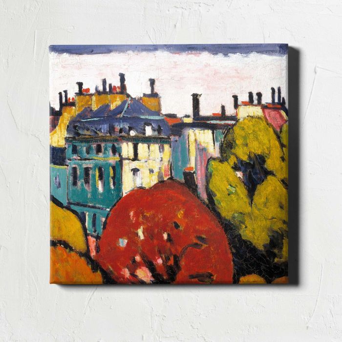 Paris (1912–1914) by Henry Lyman Sayen canvas print, front canvas view