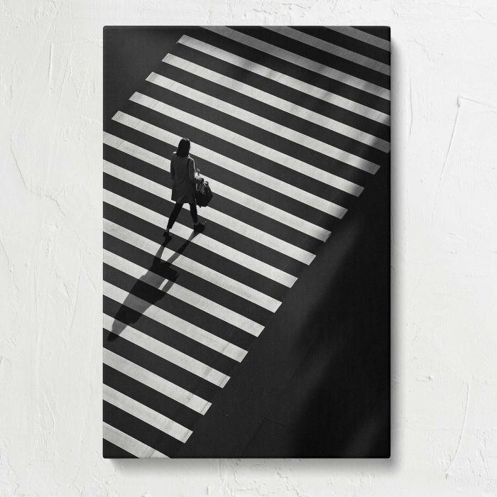 People on a Zebra Crossing canvas print, front canvas view