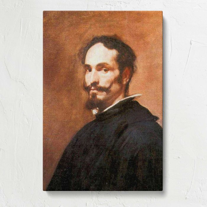 Portrait of a Man by Diego Velázquez canvas print, front canvas view
