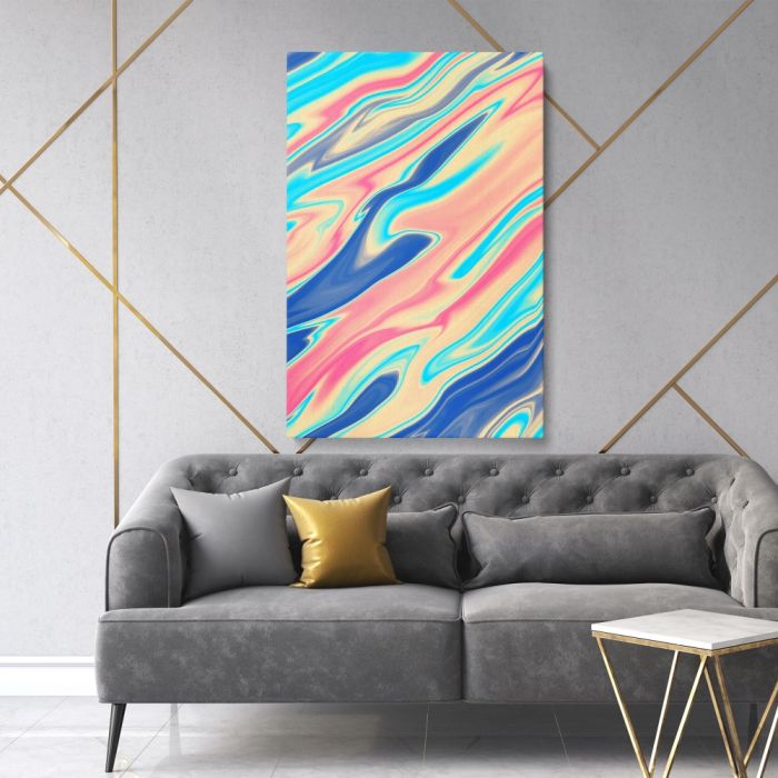 Modern Abstract Marble Painting Art Photo Print Canvas Frame Wall Mural Hangings - Image 3