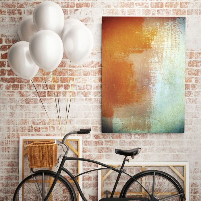 Modern Art Abstract Painting Photo Print on Canvas with Frame or Rolled Canvas Wall Mural - Image 3