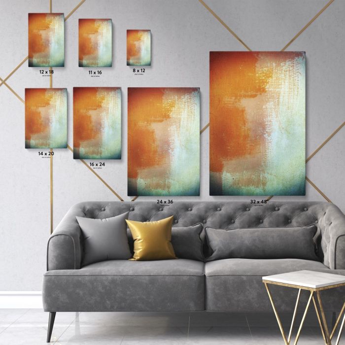Modern Art Abstract Painting Photo Print on Canvas with Frame or Rolled Canvas Wall Mural - Image 6