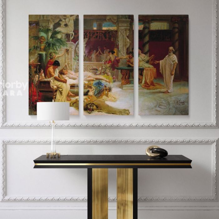 A Dangerous Game Art by Henryk Hector Siemiradzki Photo Print on Canvas - Image 3
