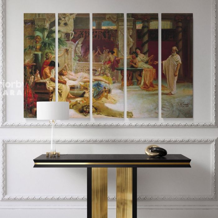 A Dangerous Game Art by Henryk Hector Siemiradzki Photo Print on Canvas - Image 5