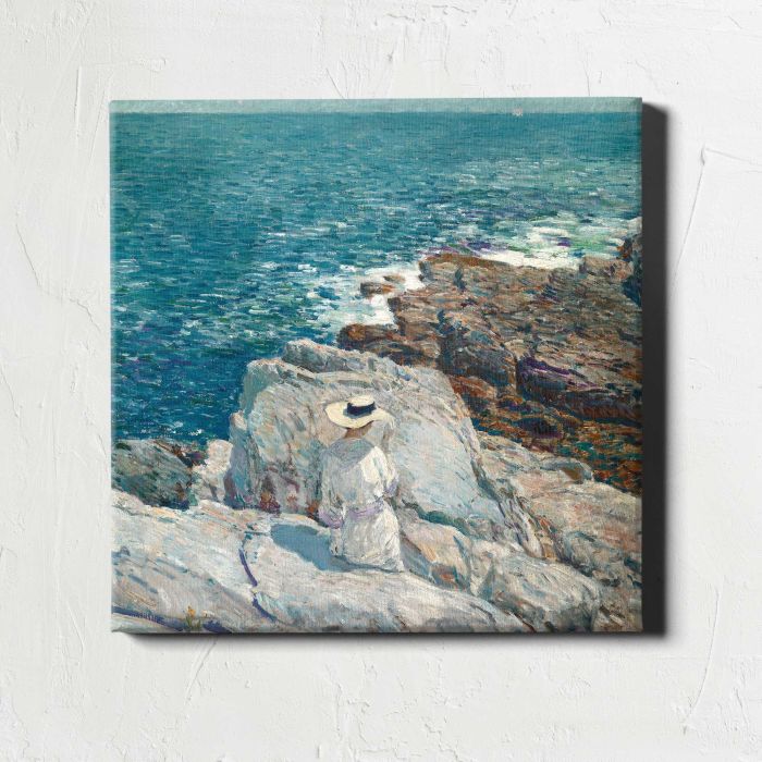 The South Ledges, Appledore by Frederick Childe Hassam canvas print, front canvas view