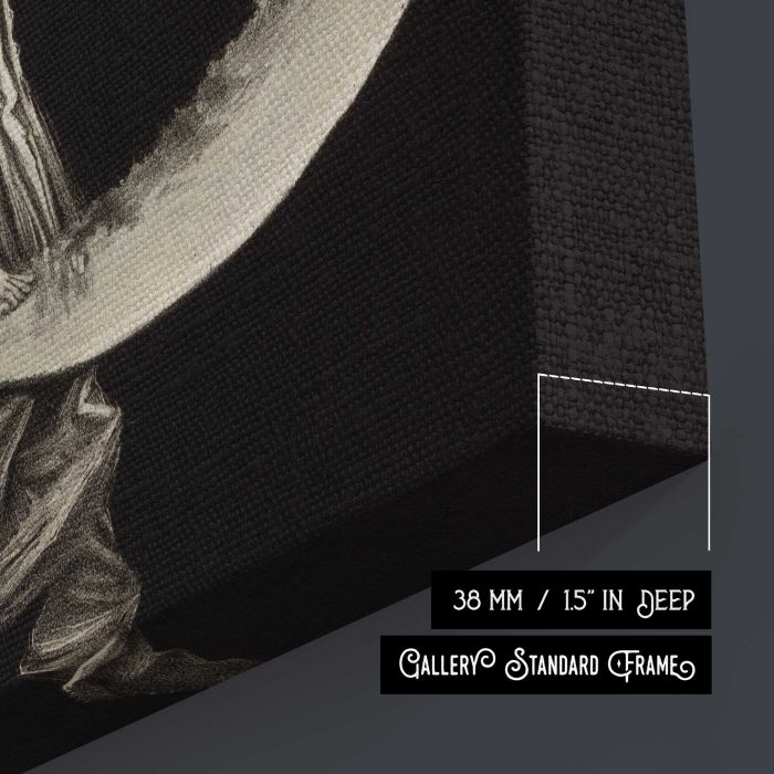 The Universal Favorite (1889) by Geo. H. Walker & Co. canvas print, canvas surface and edge detail