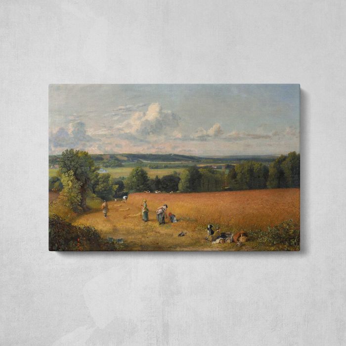 The Wheat Field (1816) by John Constable canvas print, front canvas view