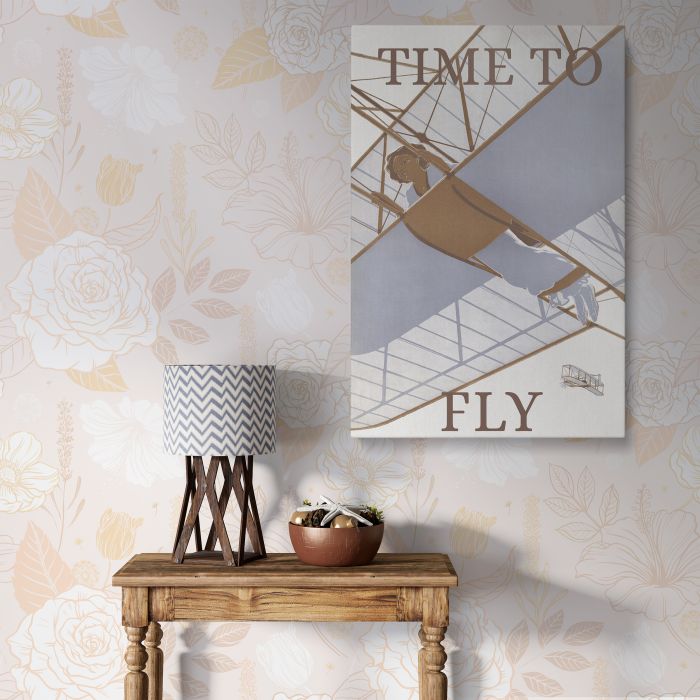 Time to Fly canvas print, front canvas view