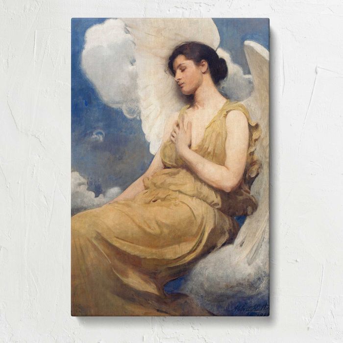 Winged Figure (1889) by Abbott Handerson Thayer canvas print, front canvas view