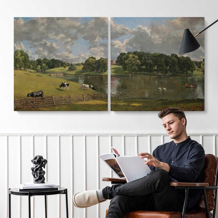 Wivenhoe Park, Essex by John Constable canvas print, interior display view